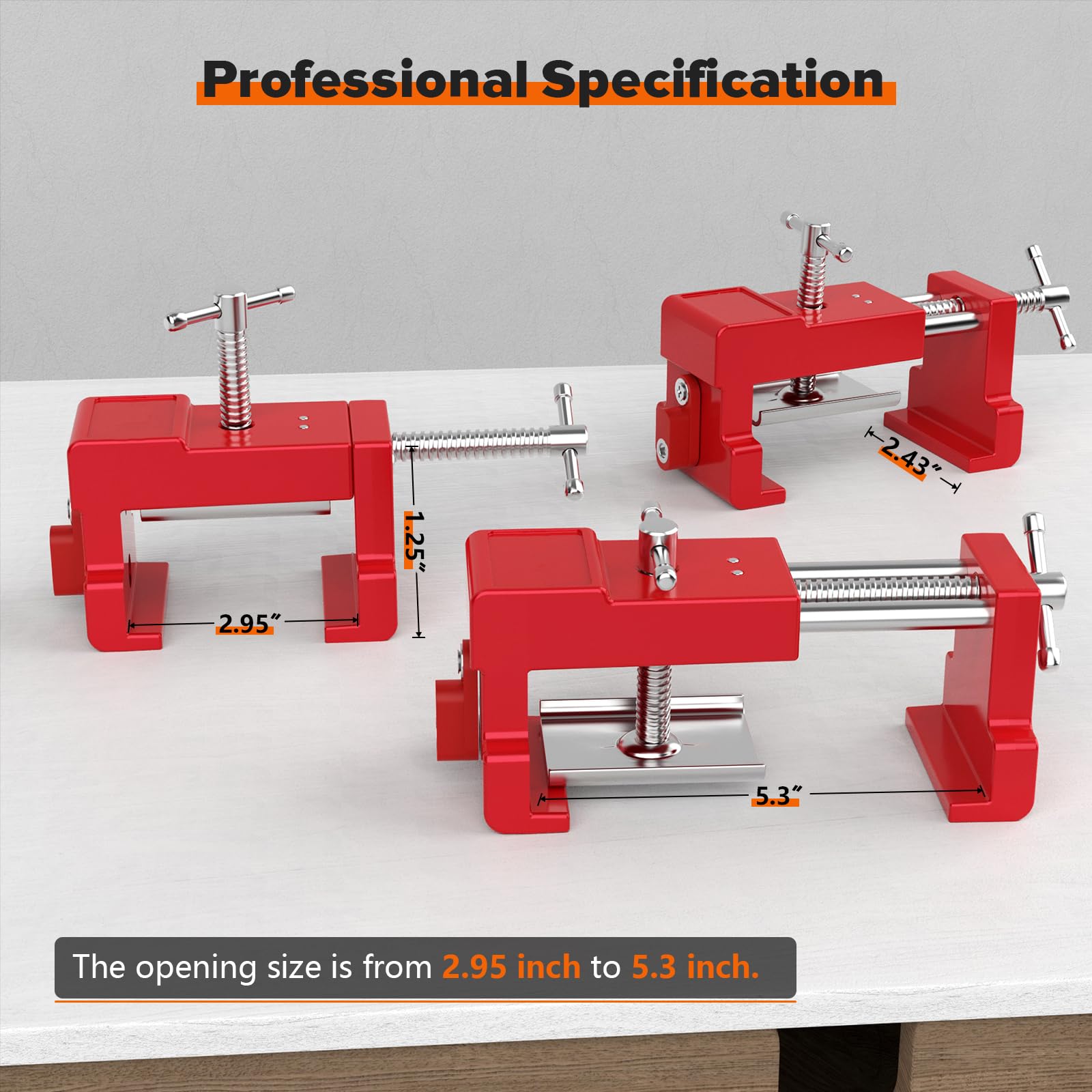 Sebupar cabinet clamps alignment plate view highlights sturdy construction
