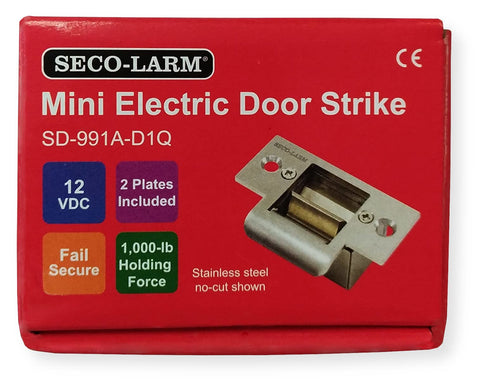 Seco-Larm Enforcer Mini mounting screws ready for secure installation