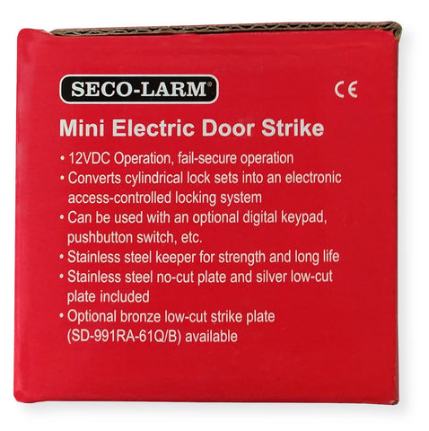 Seco-Larm Enforcer Mini installation template aids precise mounting