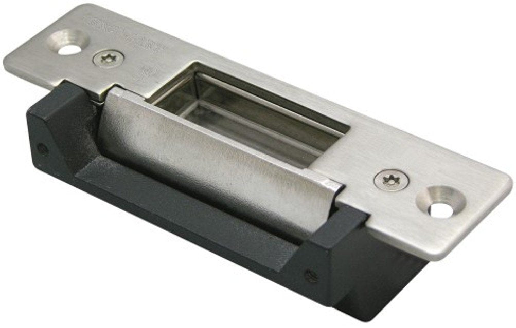 Seco-Larm SD-995C field-programmable strike enabling fail-safe or fail-secure operation.