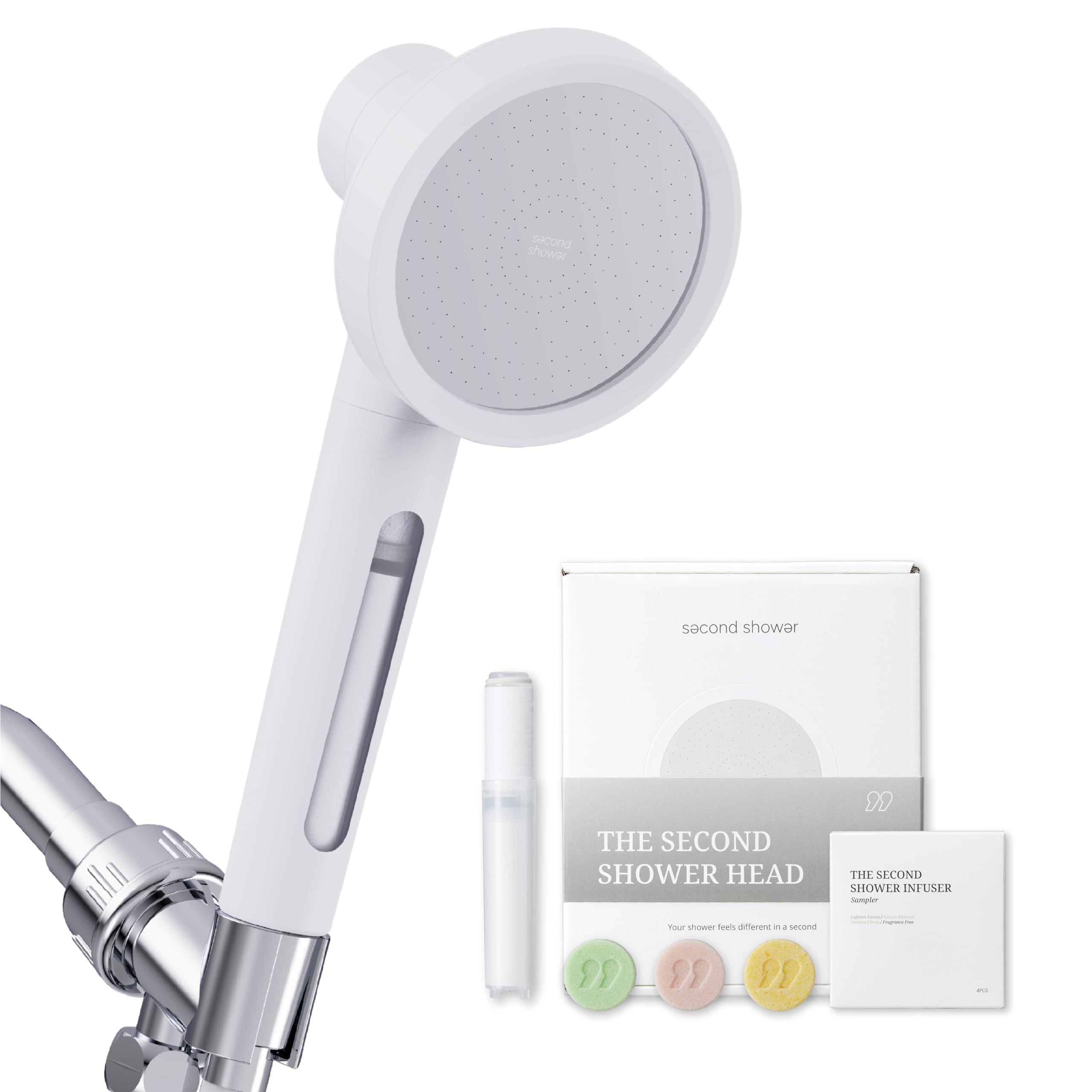 SecondShower balance bottle pour highlights vitamin C infusion for skin comfort