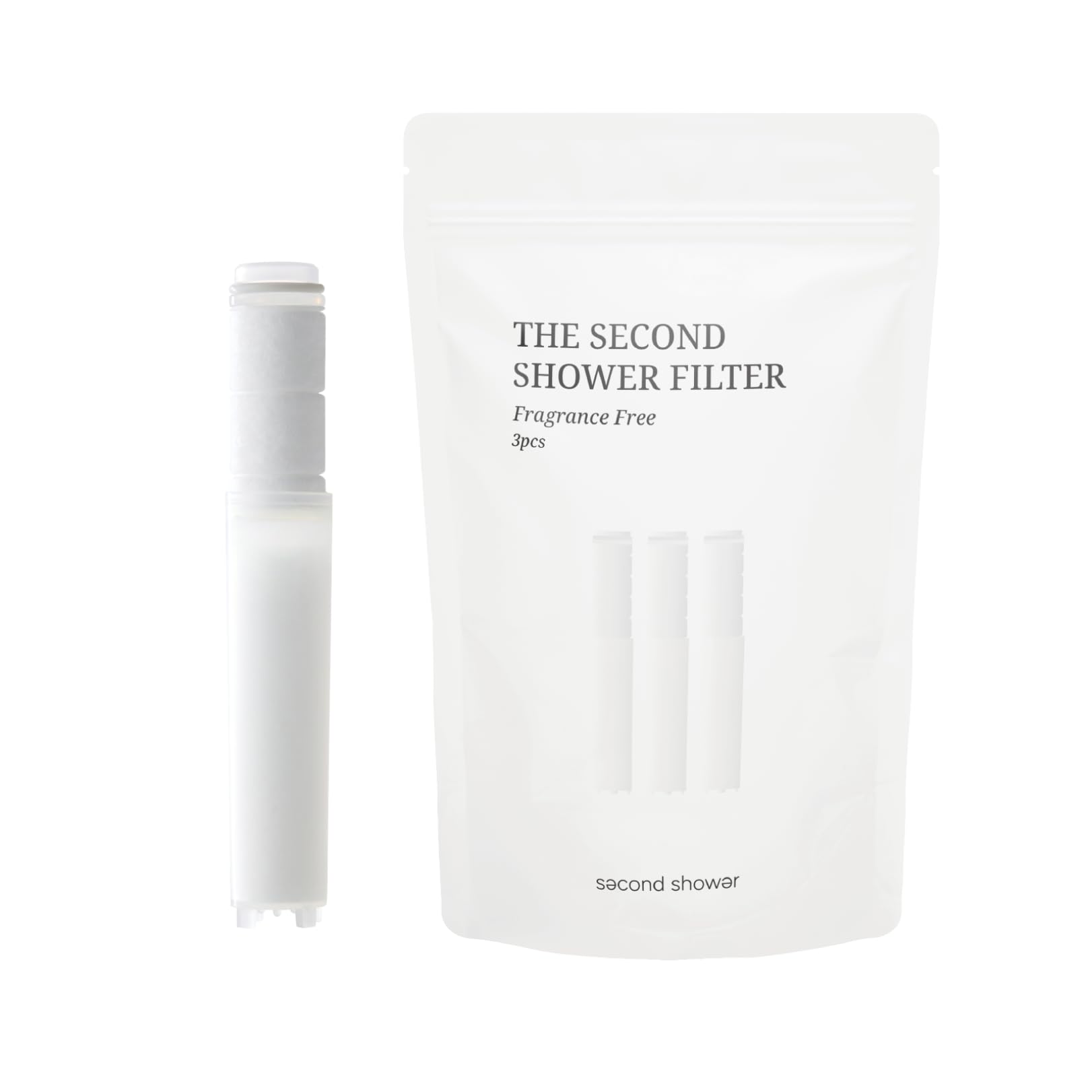SecondShower filter removes chlorine for cleaner skin after showers