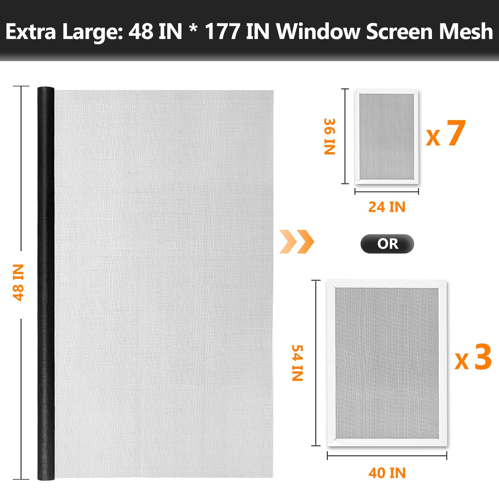 Secopad screen spline and roller for precise, smooth screen installation.