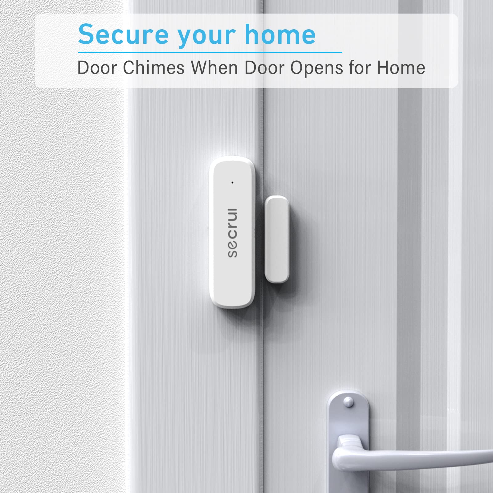 SECRUI door chime LED indicator clearly shows alerts at a glance.