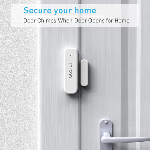 SECRUI door chime LED indicator clearly shows alerts at a glance.