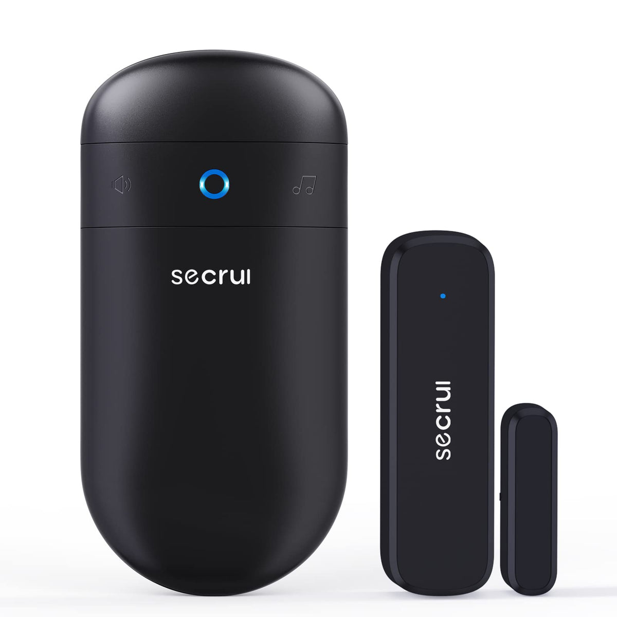 SECRUI door chime receiver front view, crisp alerts for home and business.