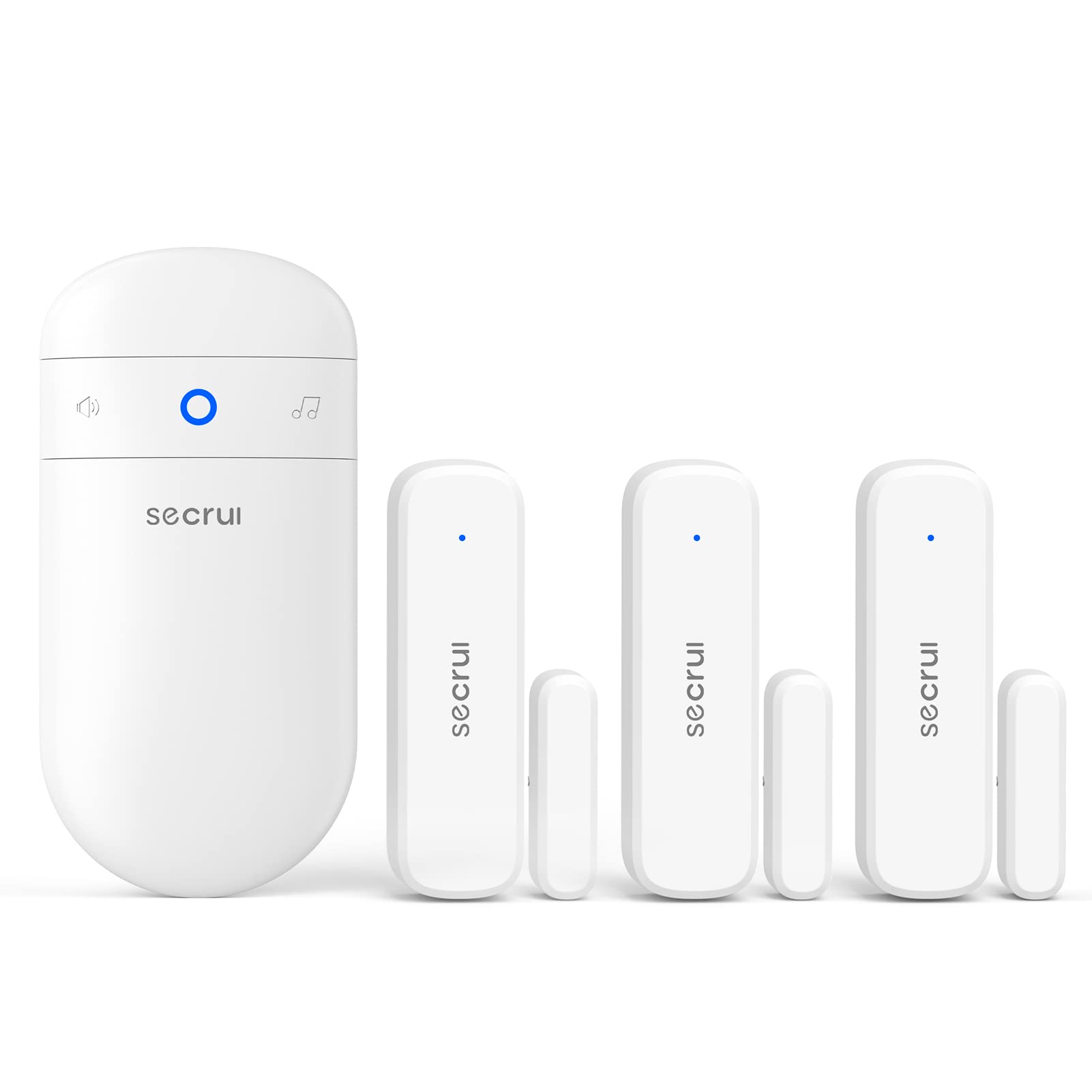 SECRUI door chime sensor with easy setup for flexible entry alerts.