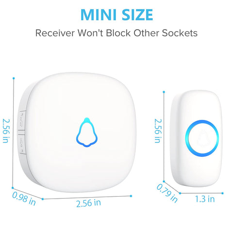 SECRUI waterproof doorbell button close-up shows durable exterior