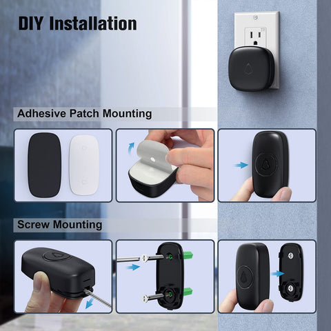 SECRUI doorbell memory function preserves last settings after outage.