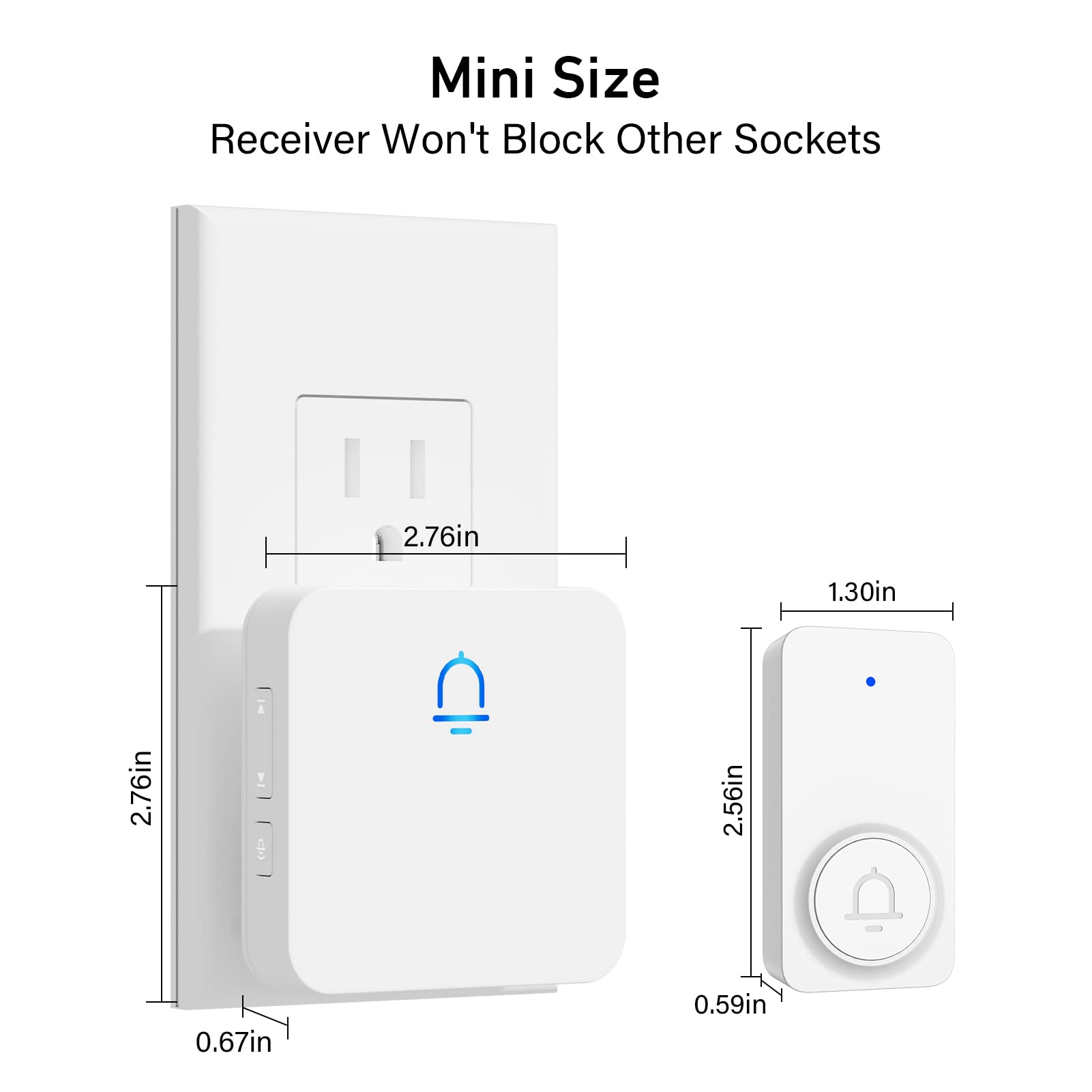SECRUI modern white design suits various interiors while remaining unobtrusive