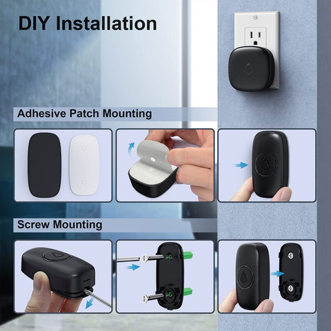 SECRUI doorbell multiple chimes differentiate entry points with distinct alerts.
