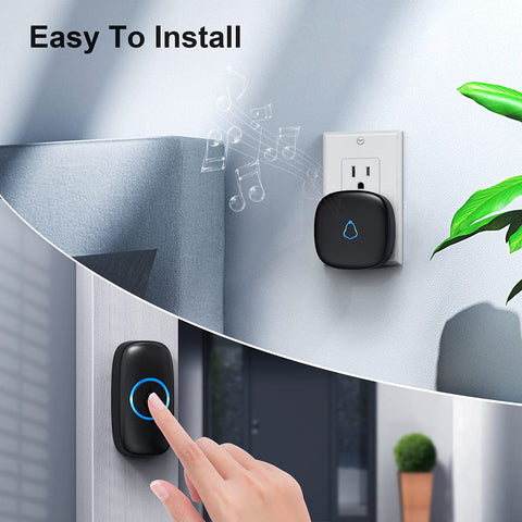 SECRUI doorbell push button wall mount for easy visitor access.