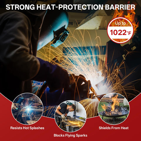 SecuCaptain welding blanket folds compactly for easy storage and transport.