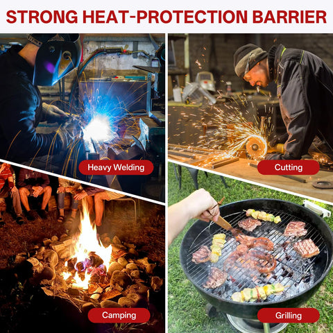 SecuCaptain welding blanket works as a grill or smoker heat shield.