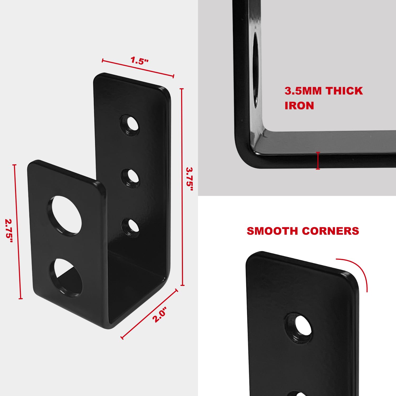 SecurityMan rust-proof powder coat detail suitable for outdoor use.