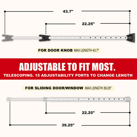 Securityman sliding door caps enable secure sliding door protection