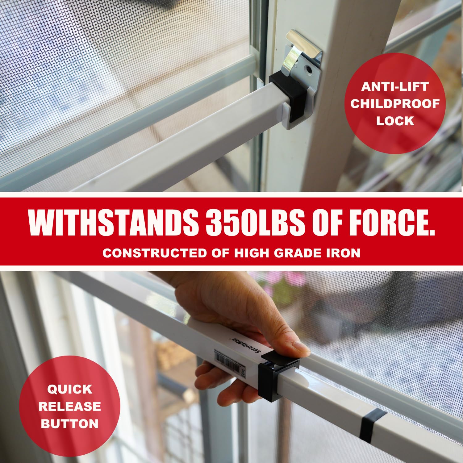 SecurityMan child-proof height helps keep kids safe indoors