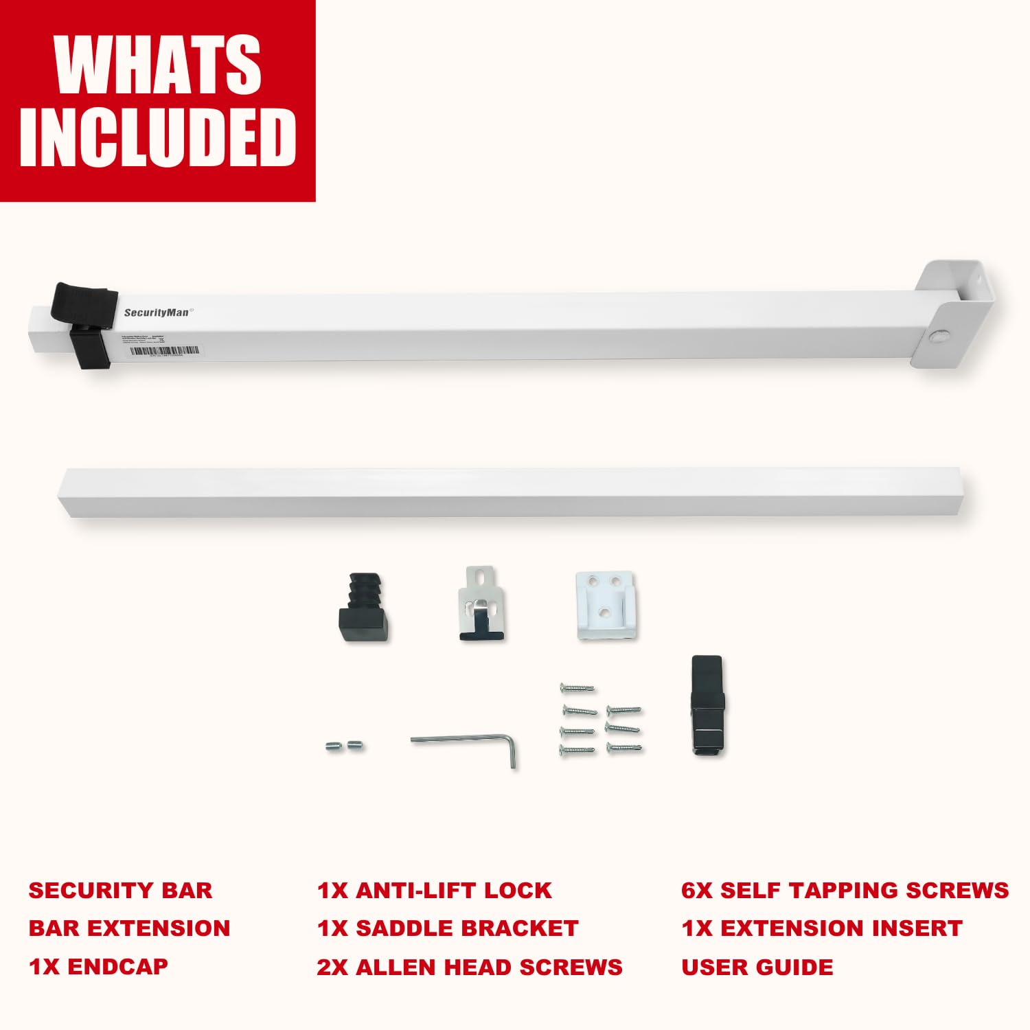 SecurityMan durable build uses sturdy metal for lasting performance