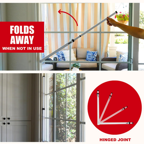 SecurityMan in-use door frame demonstrates secure positioning while ajar
