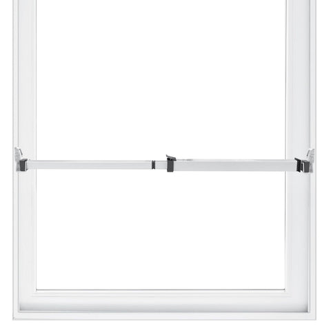 SecurityMan window bar in closed assembly showing sturdy construction for home safety.