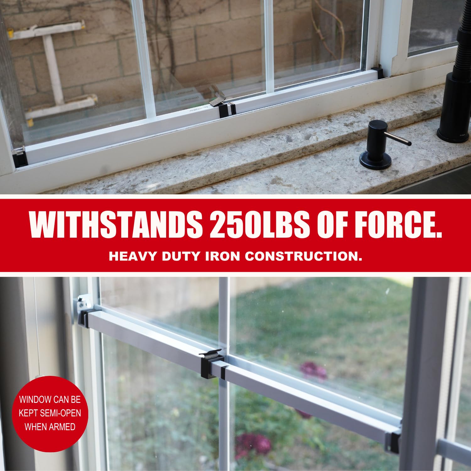 SecurityMan heavy-duty iron construction enhances deterrence and durability.