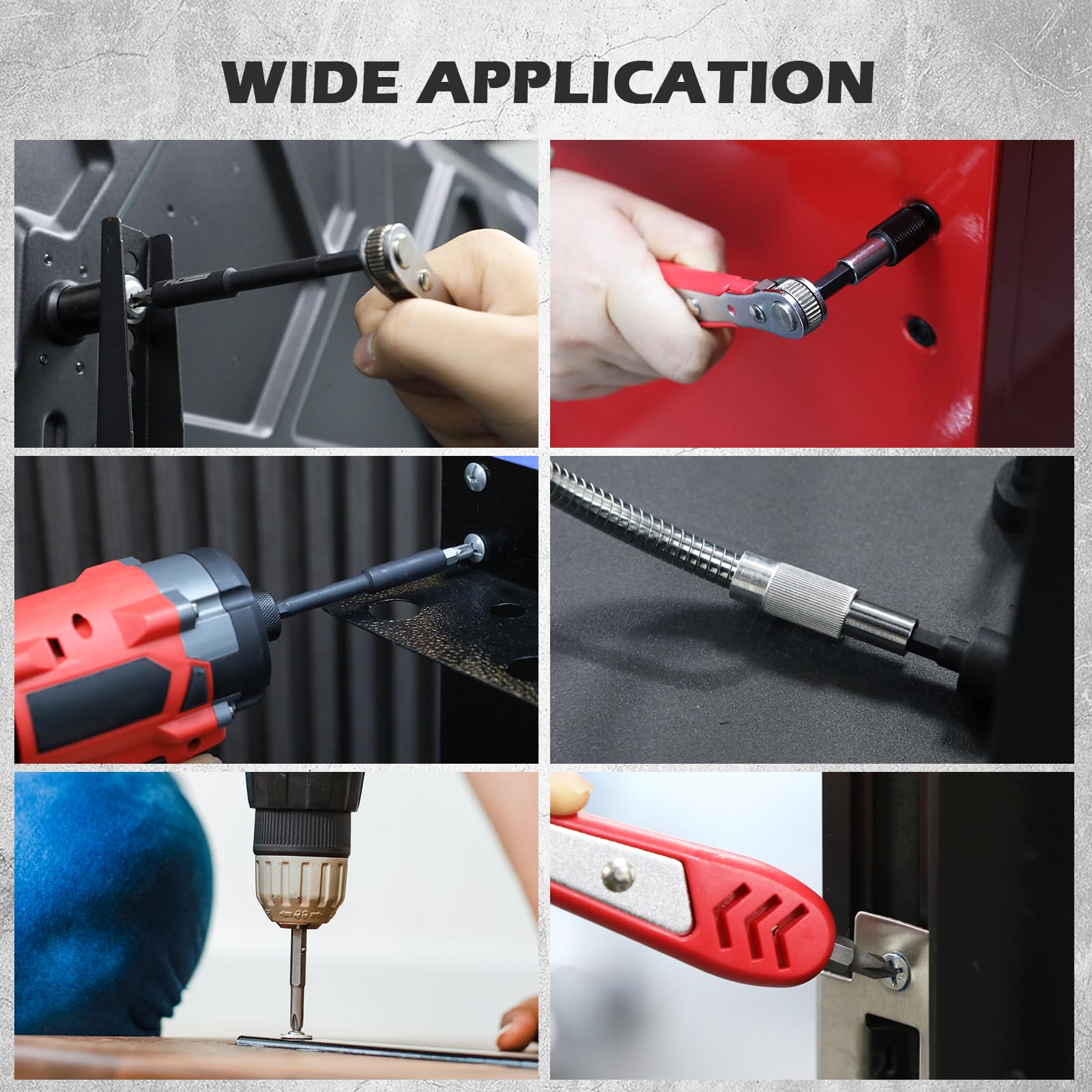SEDY 1/4 inch magnetic extension included for reach and stability