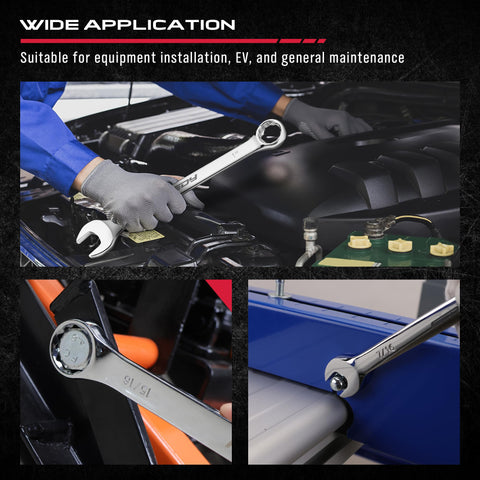 SEDY wrench range from 1/4" to 1" suitable for automotive work