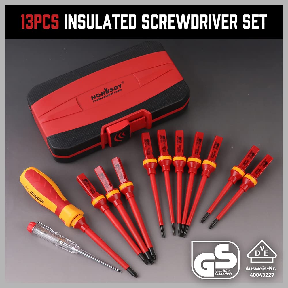 SEDY 1000V insulated screwdriver set in chrome vanadium steel durability