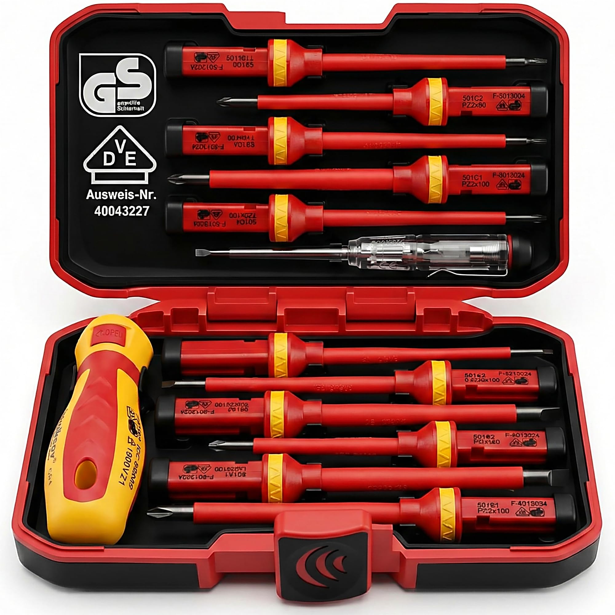 SEDY 1000V insulated screwdriver set with magnetic tips enhances safe electrical tasks