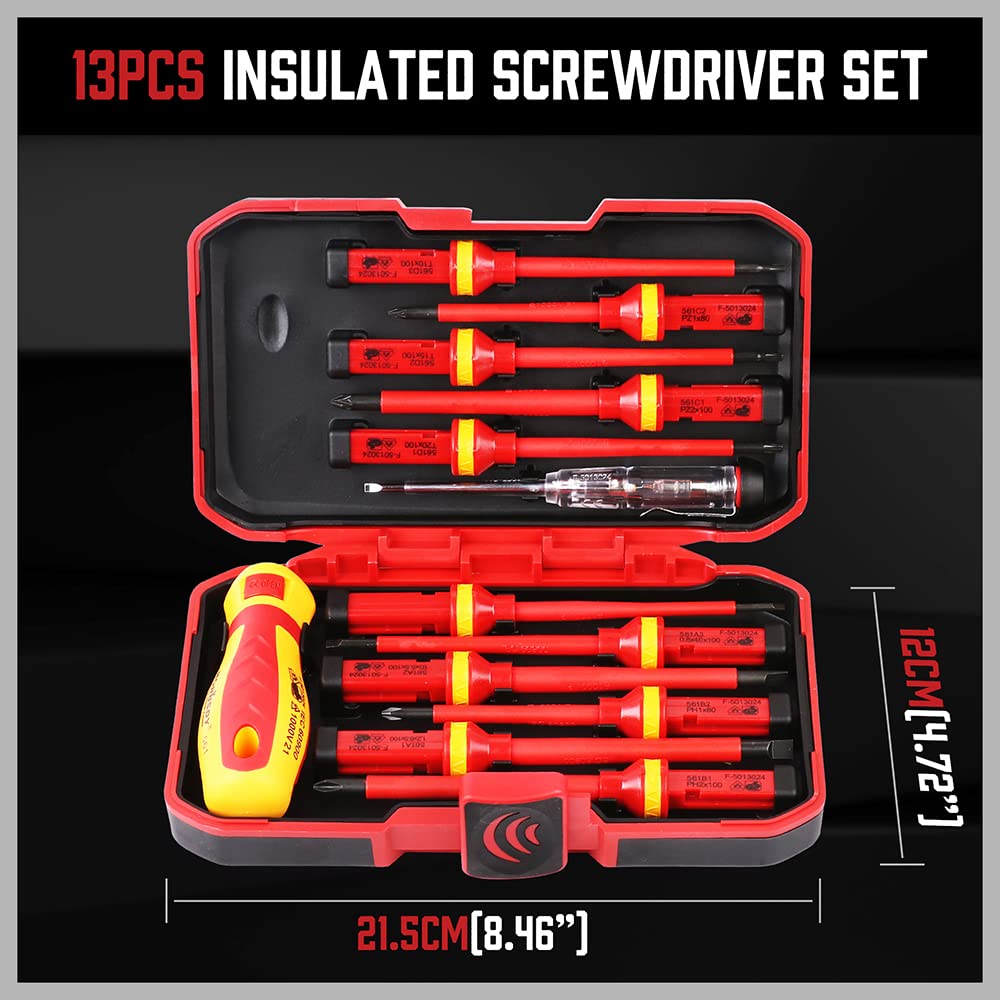 SEDY 1000V insulated set with Phillips tips for versatile wiring work