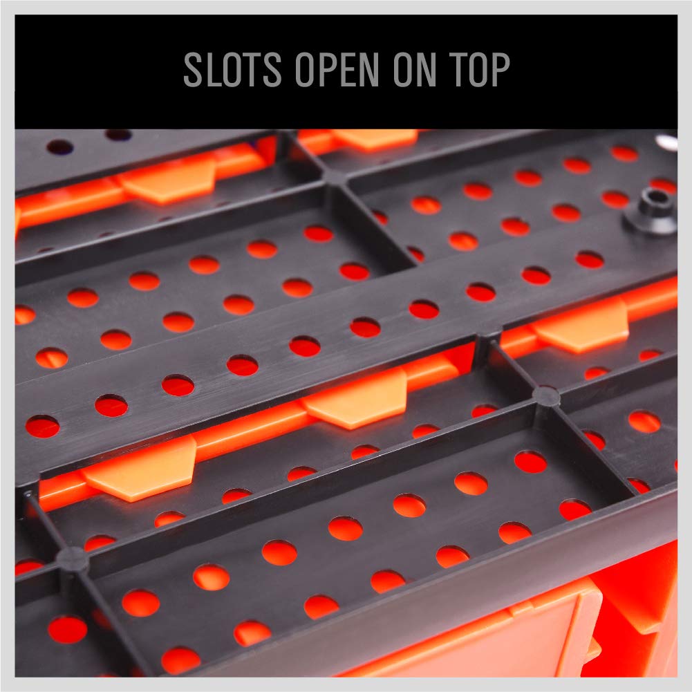 SEDY 30-bin wall-mount system nuts bolts organization on labeled compartments