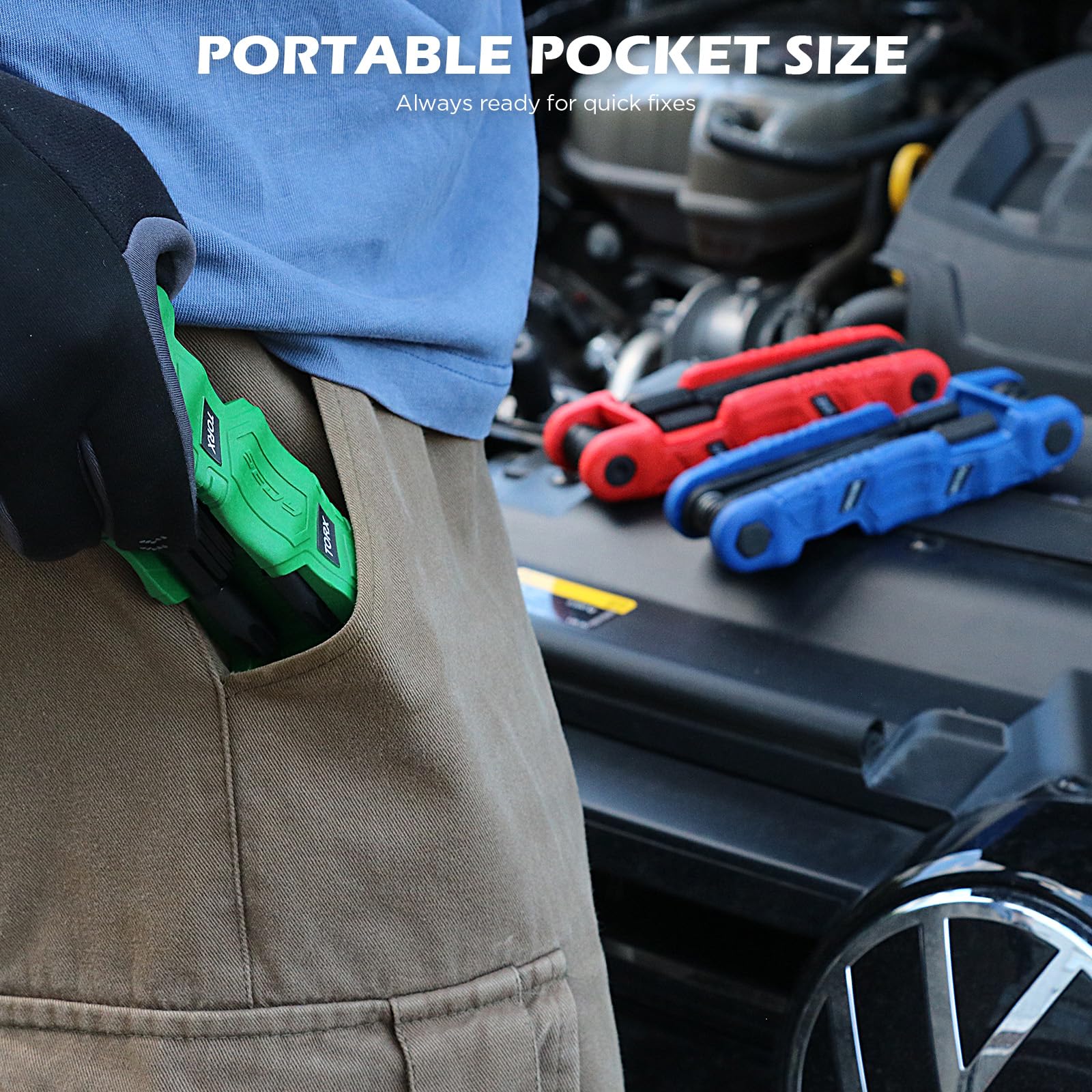 SEDY travel-ready kit fits in a toolbox for on-the-go maintenance