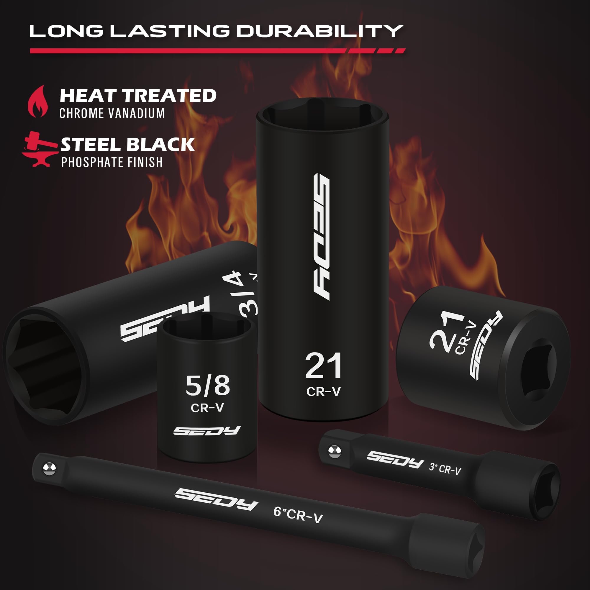 SEDY 3/8 universal joint enables smooth articulation