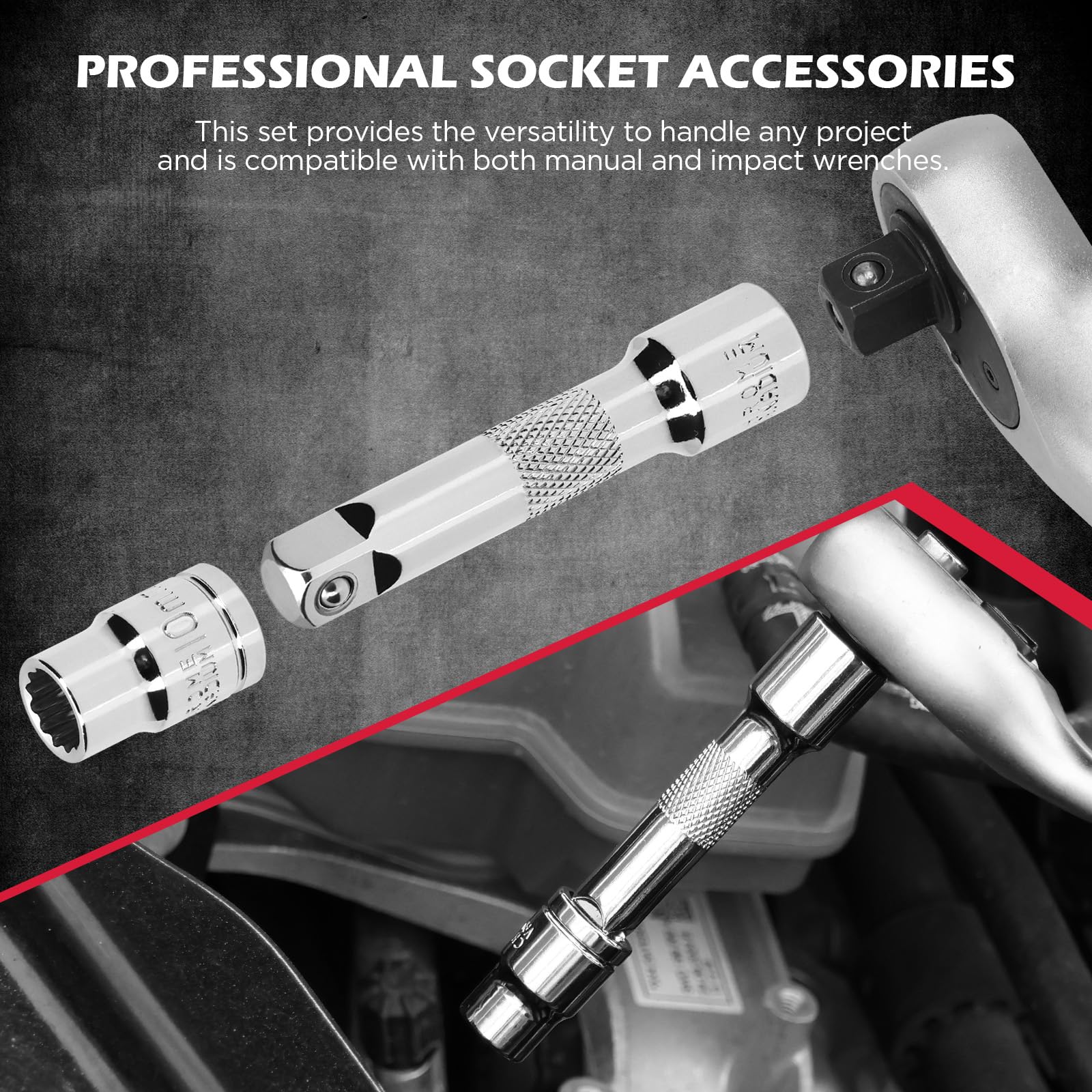 SEDY 6-point sockets deliver solid grip and torque control.