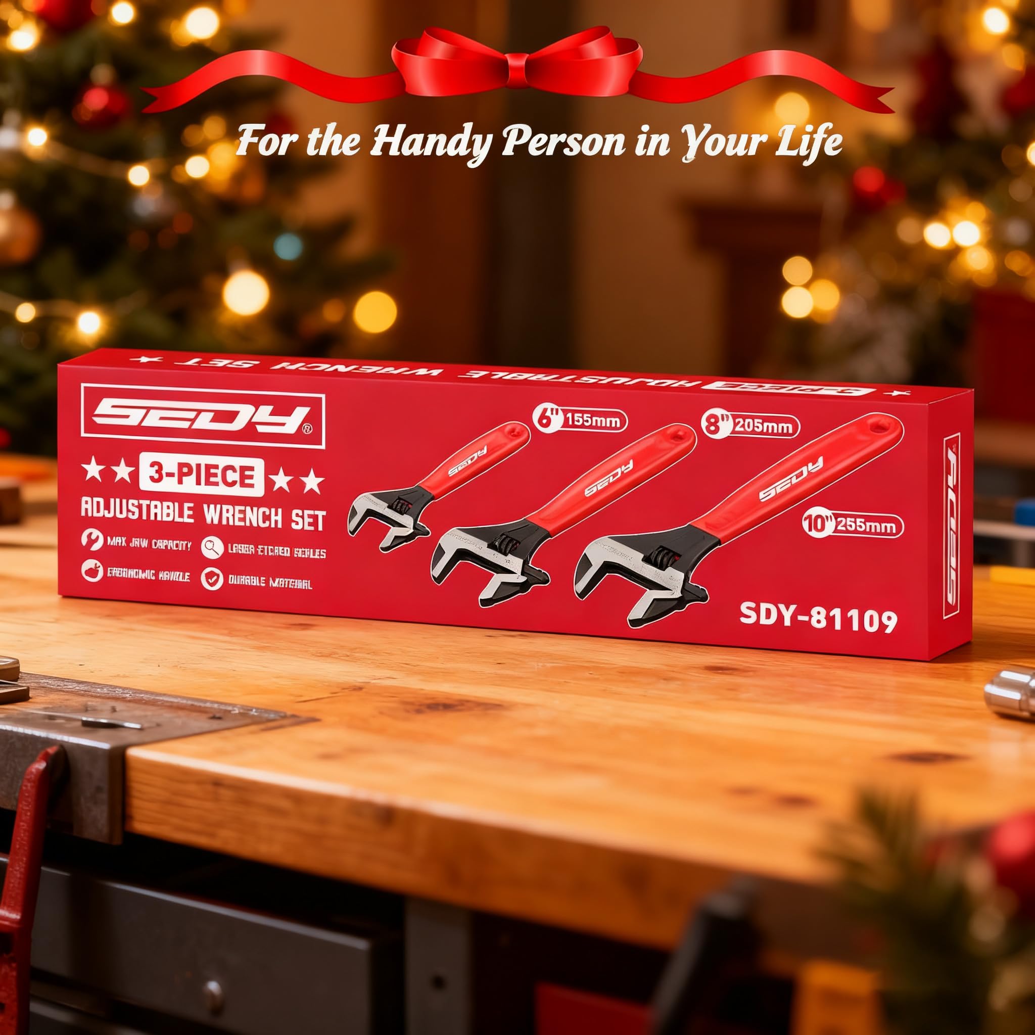 SEDY set supports automotive, plumbing, and assembly tasks.