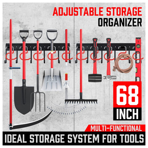 SEDY anti-slip PVC layer protects tools and prevents slips on the rack.