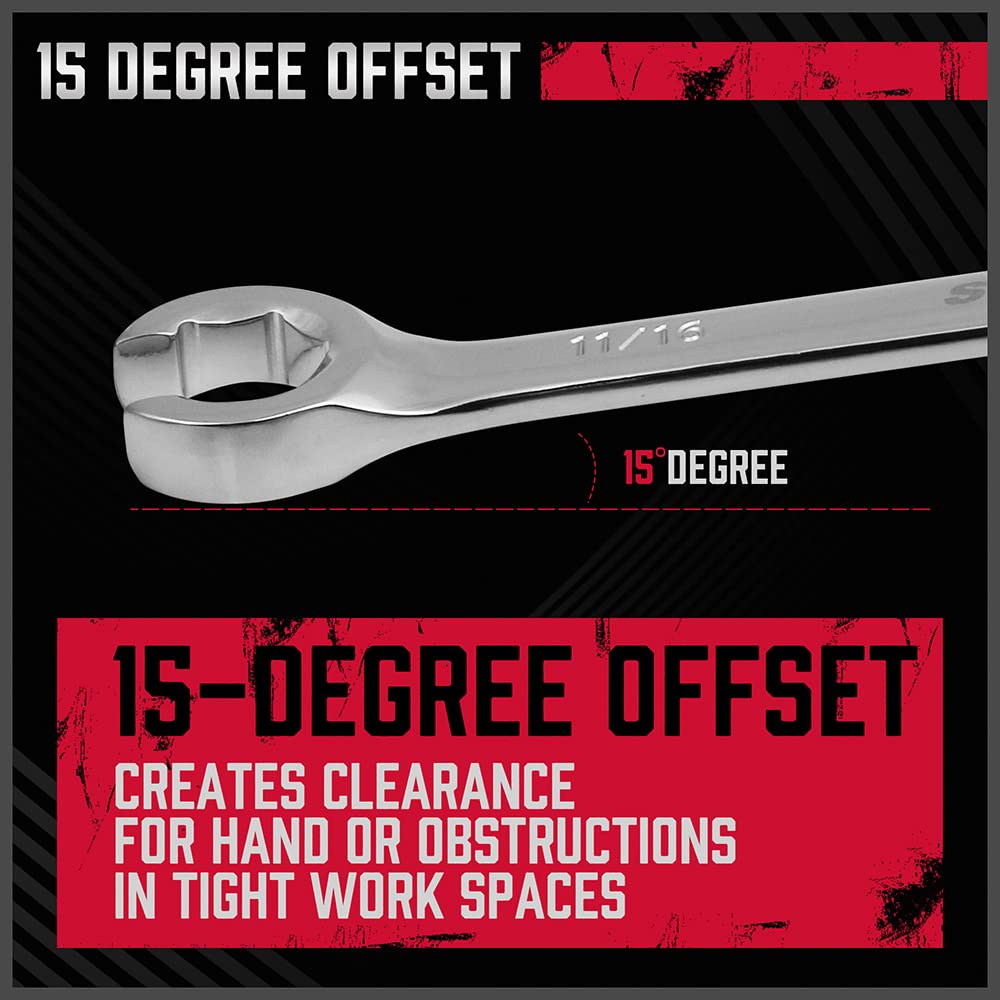SEDY brake-line wrench 7/16 inch for better leverage
