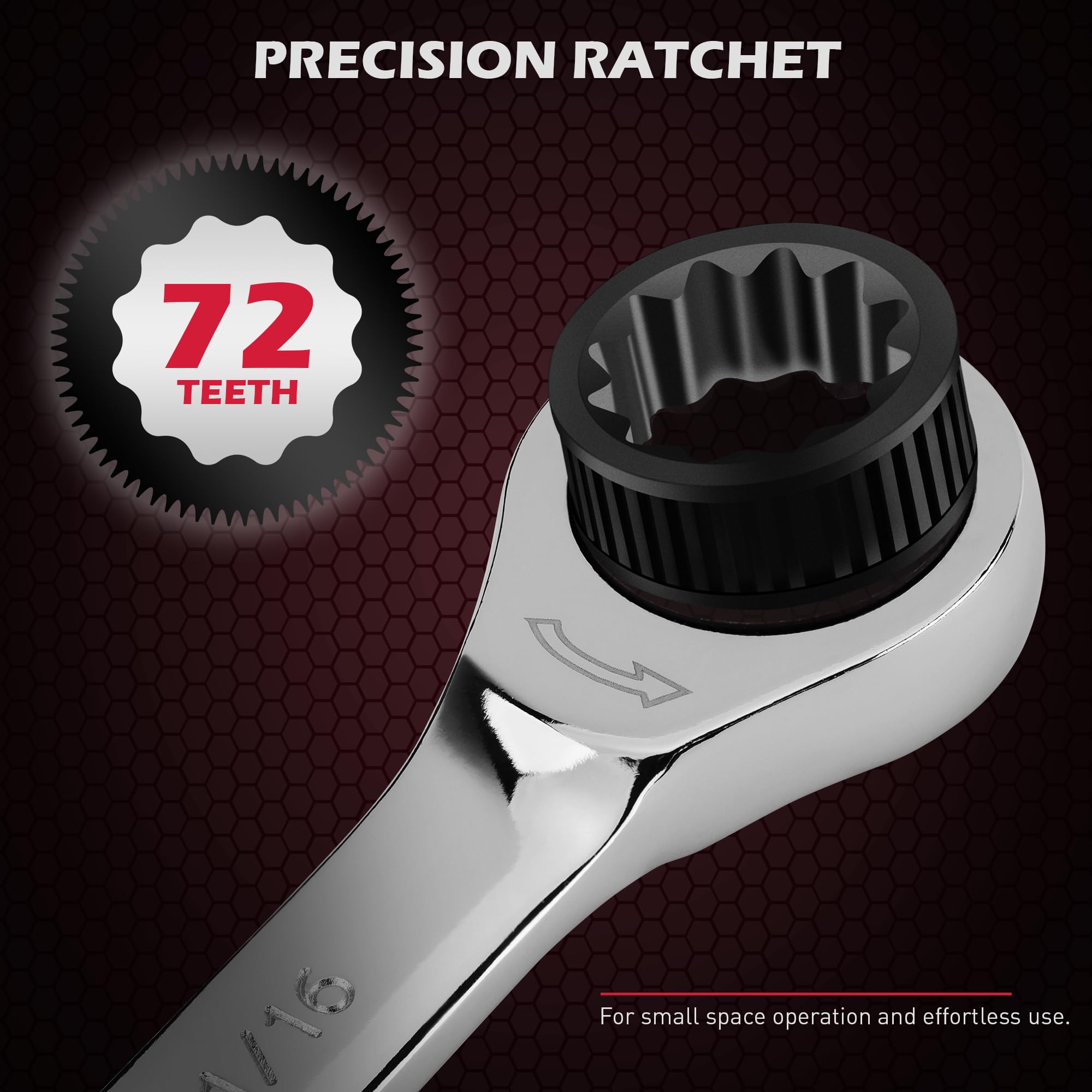 SEDY chrome vanadium steel finish resists corrosion for longevity.