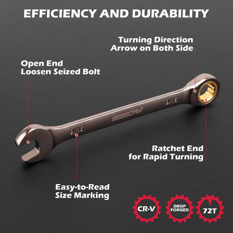 Sedy chrome vanadium steel tools resist rust for long-term use.