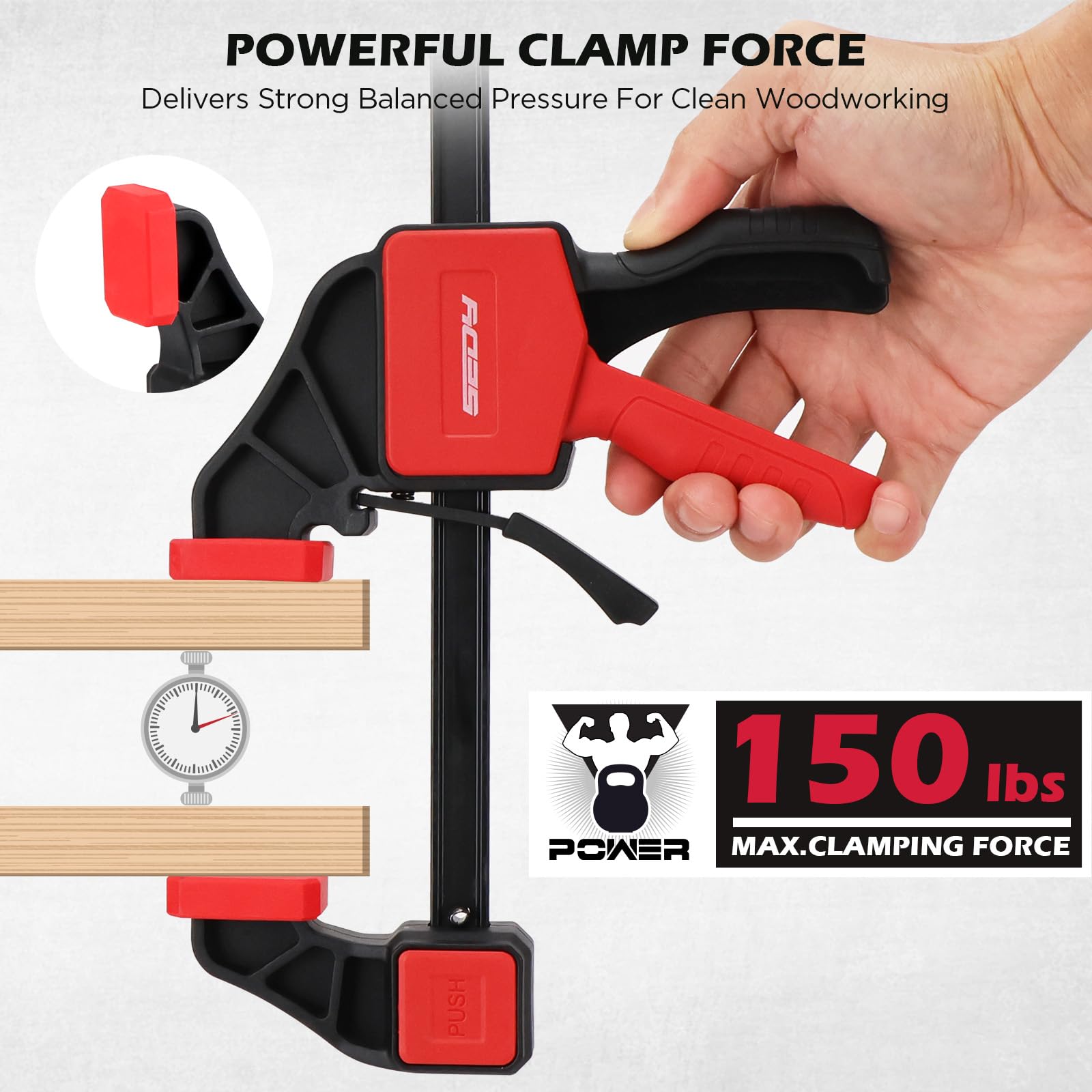 SEDY clamp connector links extend reach from 12 to over 24 inches