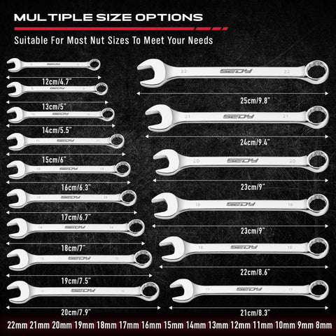 SEDY storage rack with folding handle keeping wrenches secure and organized
