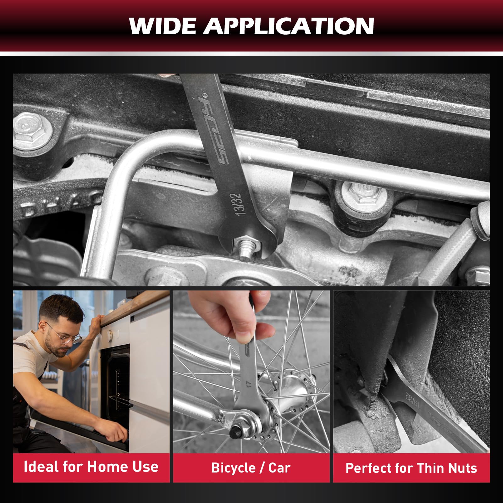 SEDY double-ended design providing extra reach and flexibility
