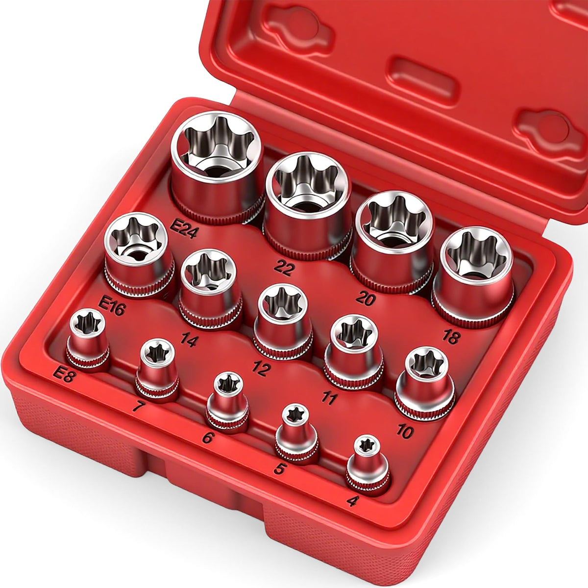 SEDY e-TORX case red for easy transport.