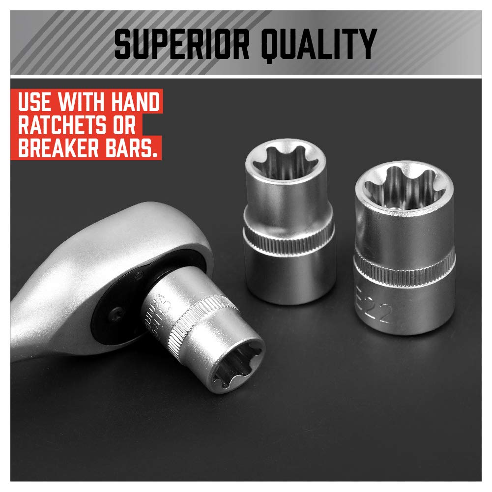 SEDY sockets in 1/4, 3/8, 1/2 inch drives.