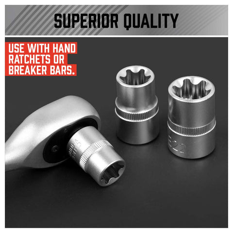 SEDY sockets in 1/4, 3/8, 1/2 inch drives.