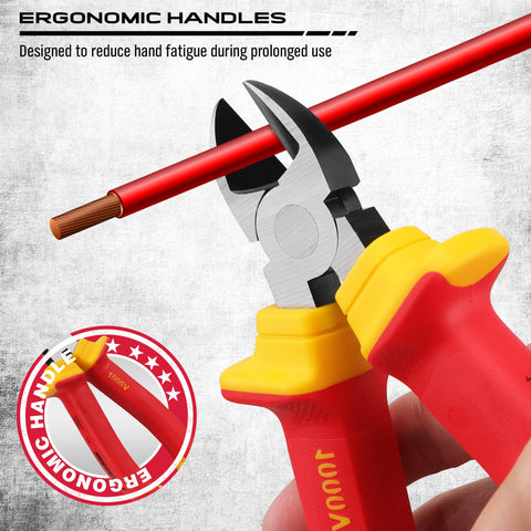 Ergonomic insulated handle from SEDY reduces hand fatigue.