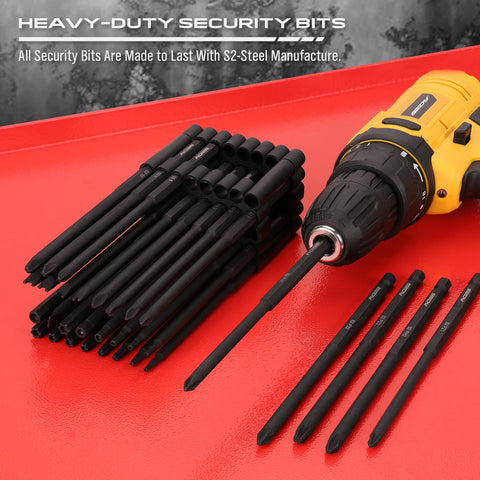 SEDY PoziDriv bit set enabling secure fastener access in tight spaces