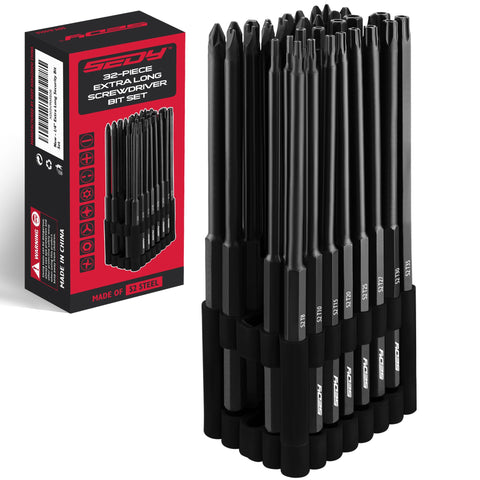 SEDY extra-long Torx bit for tamper-proof screws with 6-inch reach
