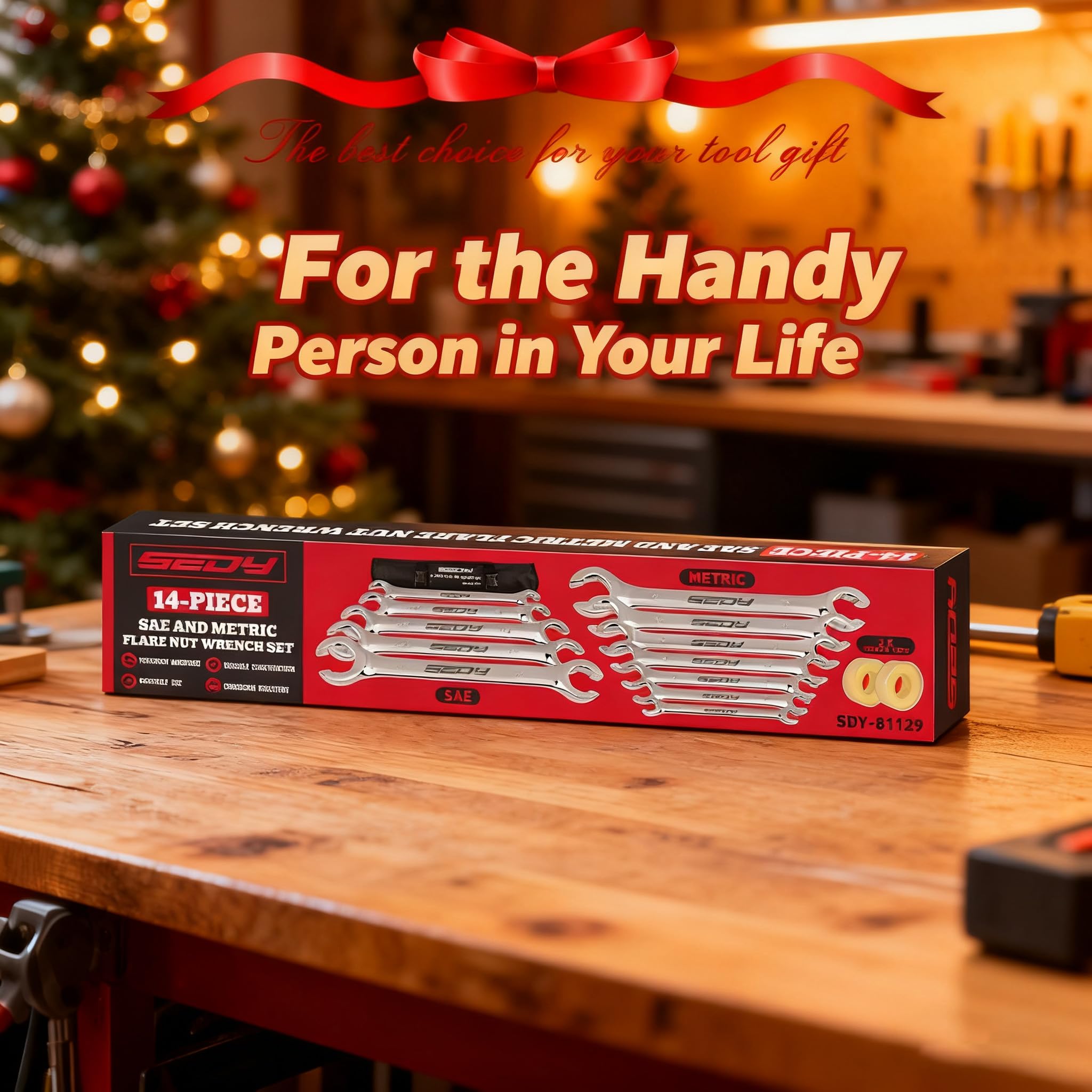 SEDY flare nut wrenches help access hard-to-reach fittings with confidence.