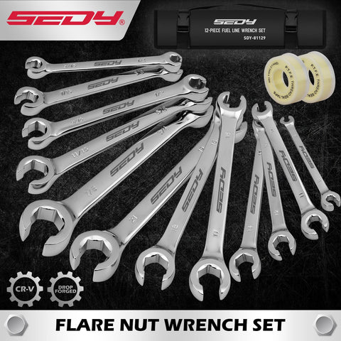 SEDY brake line and nut repair toolkit ready for professional or DIY projects.